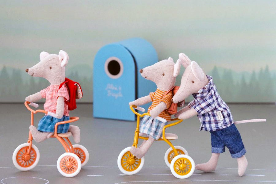 Maileg Tricycles & Car Collection - I Want That Present