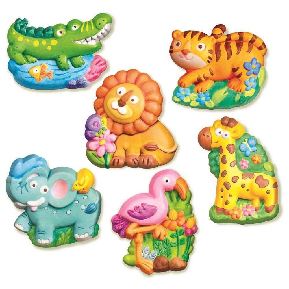 4M Mould & Paint - Zoo Animals - I Want That Present