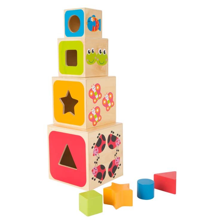 ABC Stacking Cubes by Small Foot - I Want That Present