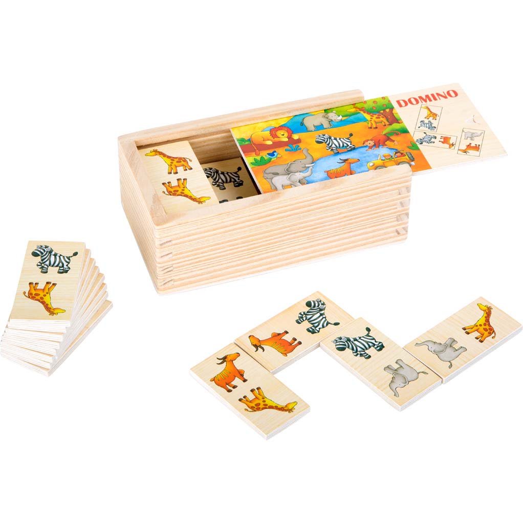 Wooden Safari Dominos by Small Foot - I Want That Present