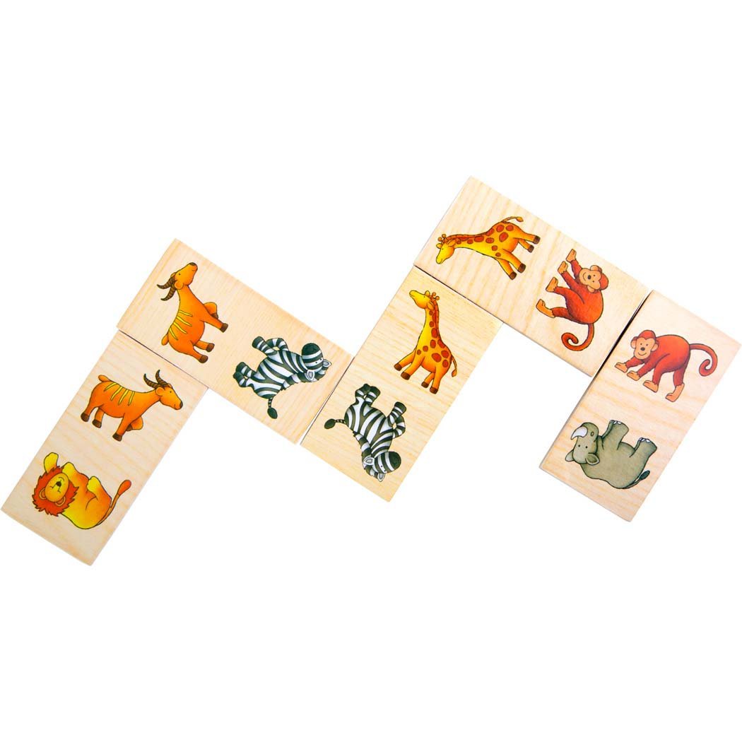 Wooden Safari Dominos by Small Foot - I Want That Present