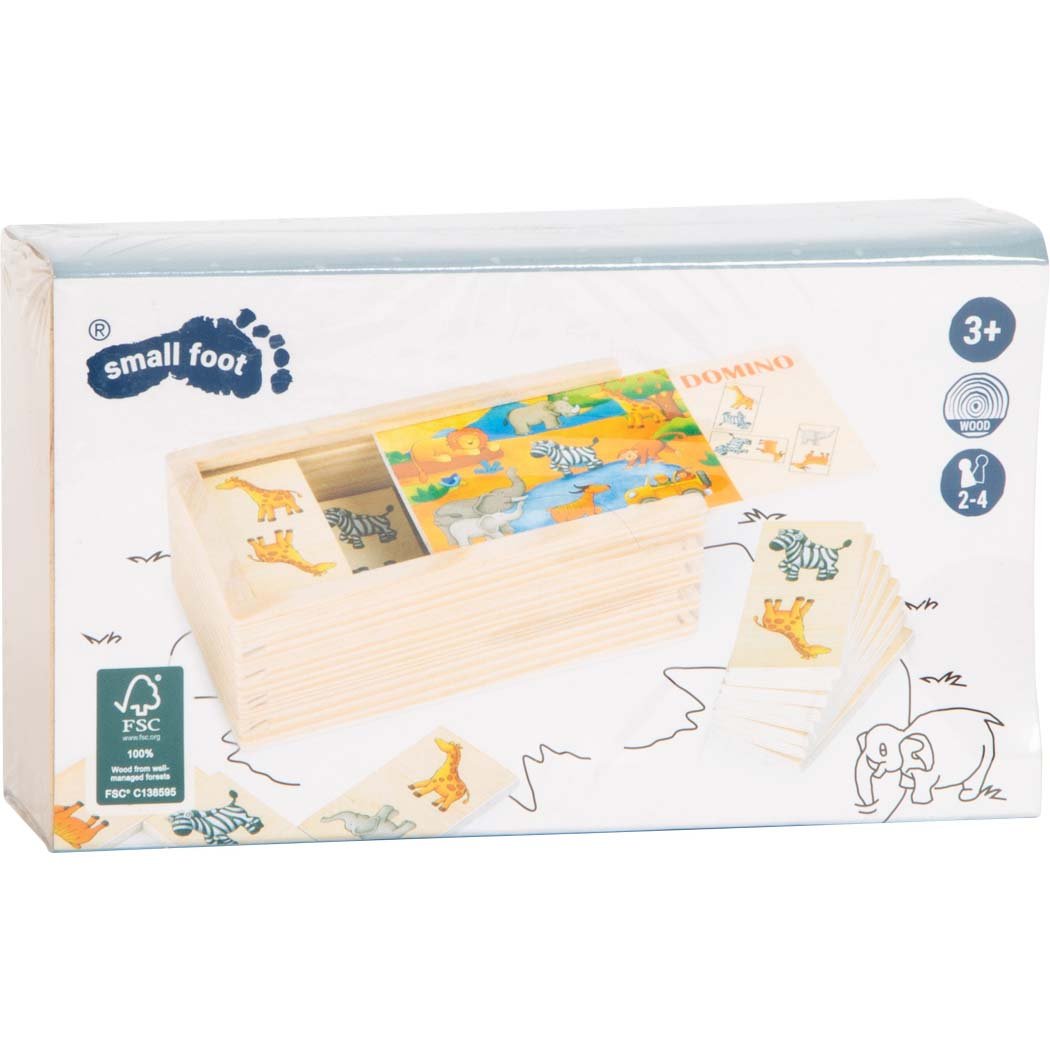 Wooden Safari Dominos by Small Foot - I Want That Present
