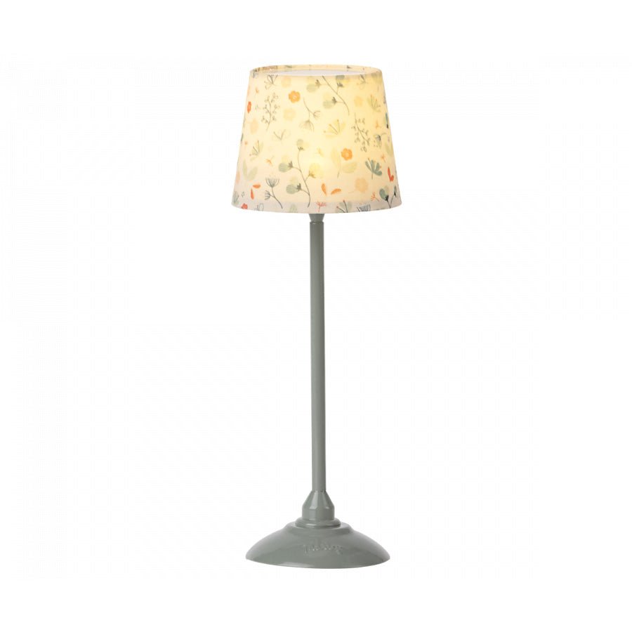 Maileg Miniature Floor Lamp - Mint - I Want That Present