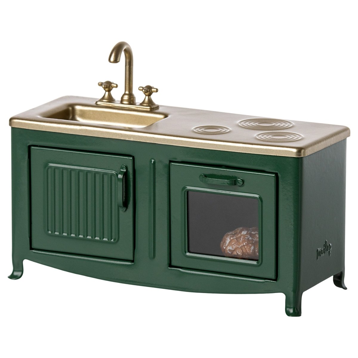 Maileg Kitchen, Dark Green - Mouse - I Want That Present