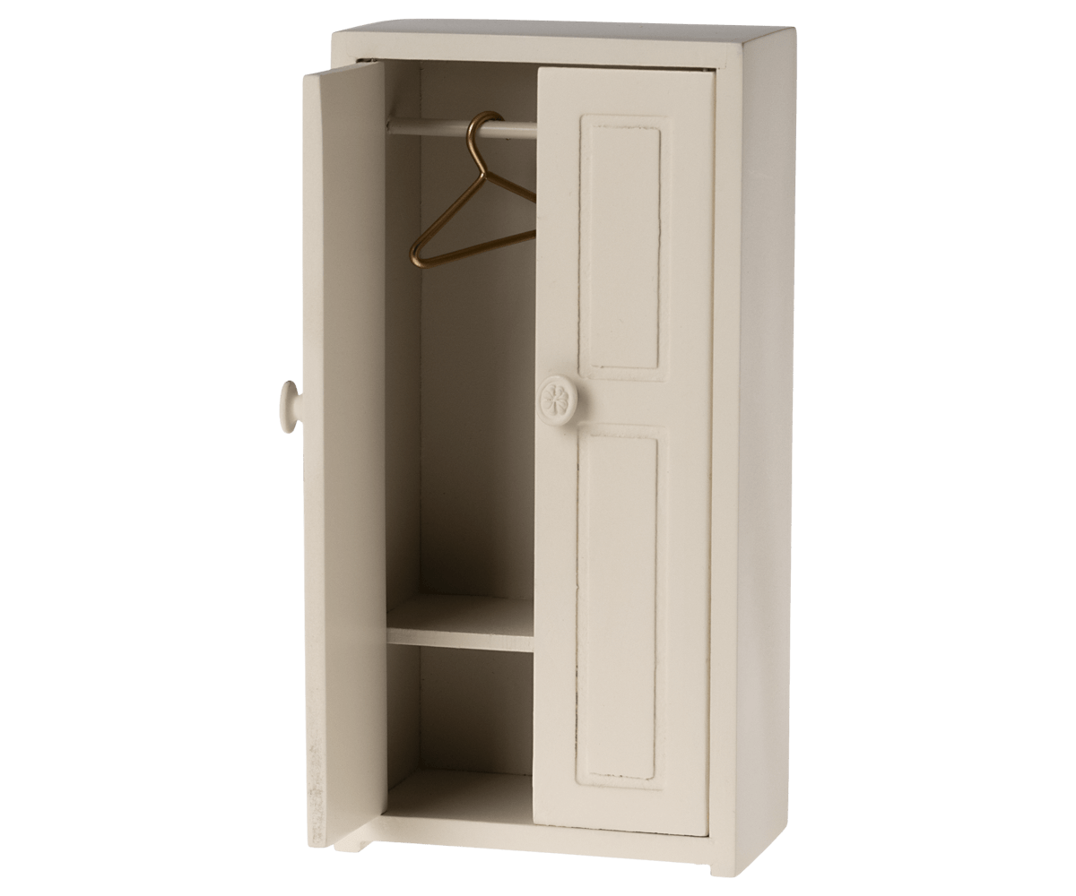 Maileg Mouse Closet / Wardrobe - Cream - I Want That Present