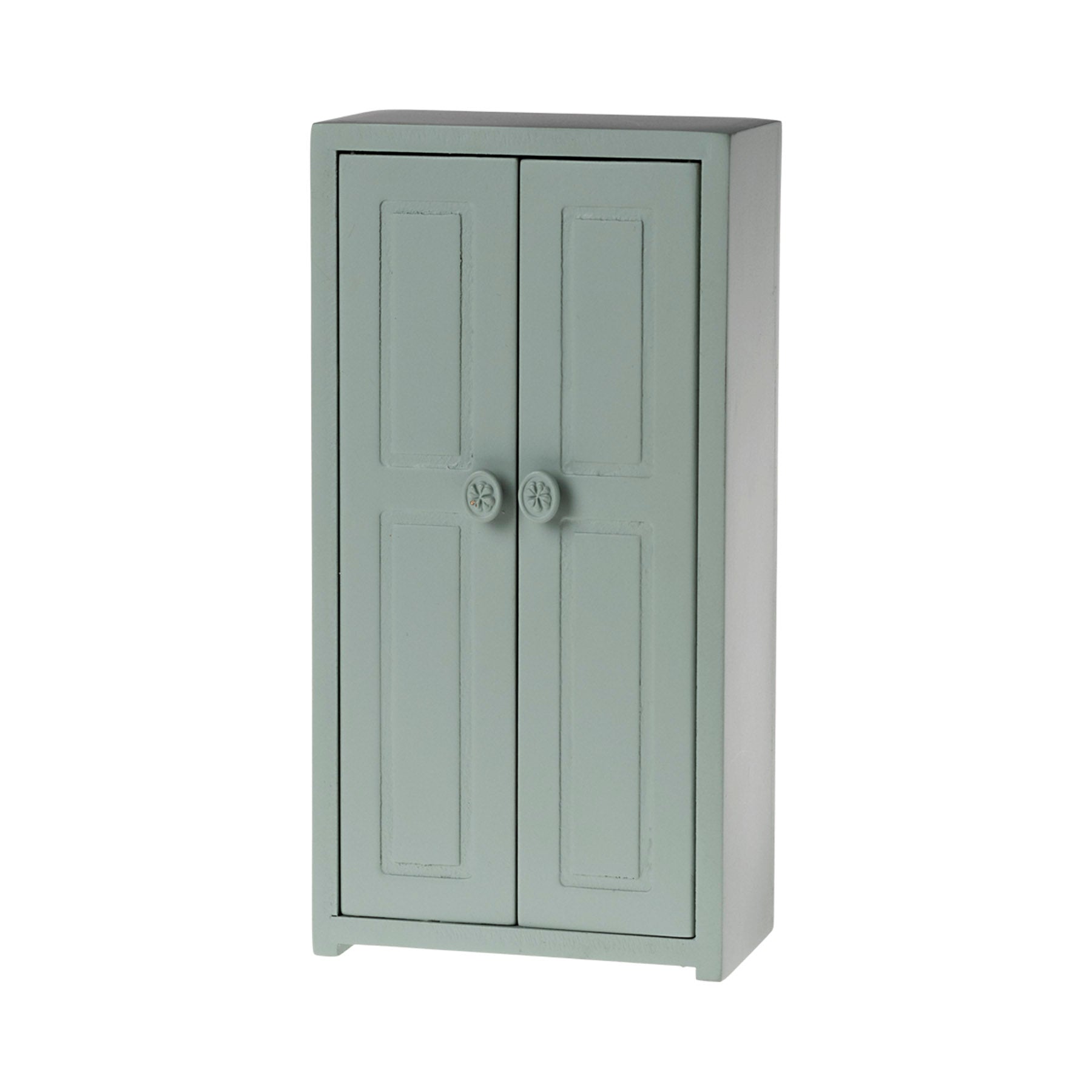 maileg pale mint dollshouse wardrobe