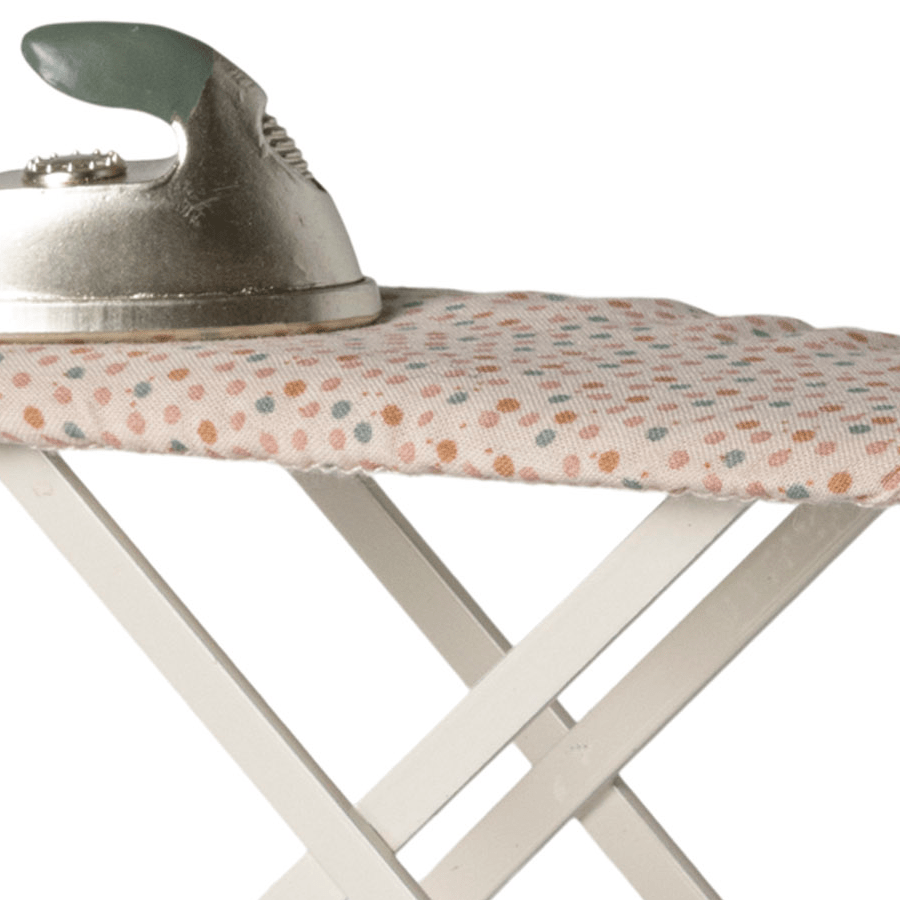 Maileg Ironing Board and Iron - Mouse - Spotty - I Want That Present