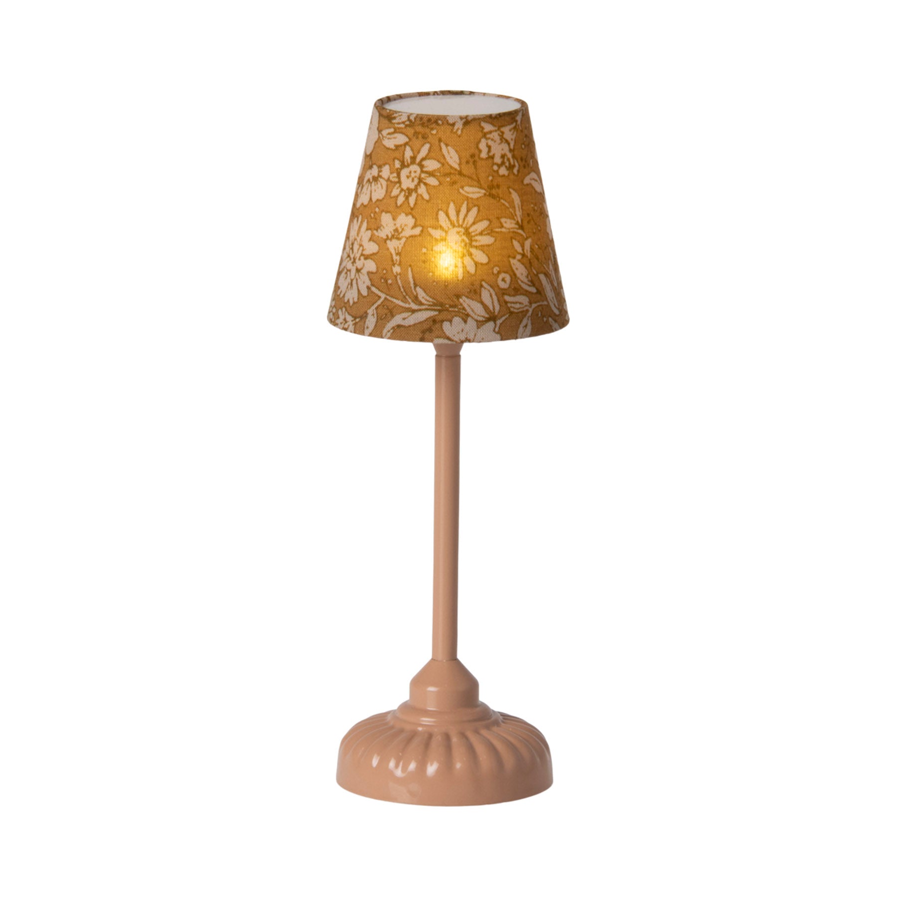 Maileg Vintage Floor Lamp for Mice - Dark Powder