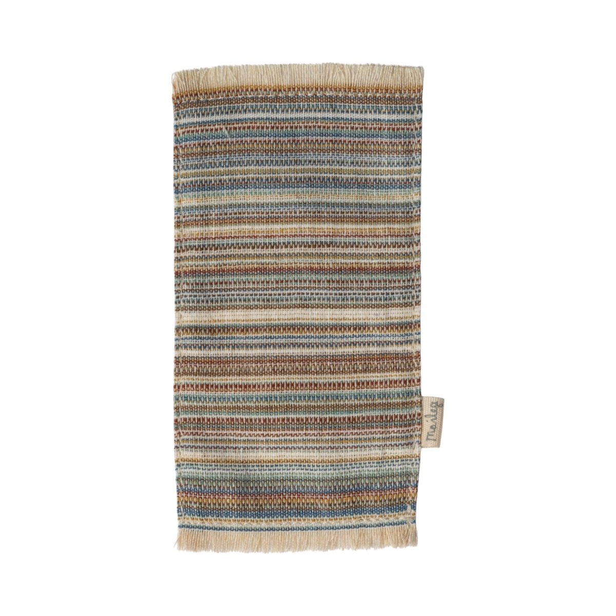 Maileg multi - coloured Striped Rug - Small, Medium, Large - I Want That Present