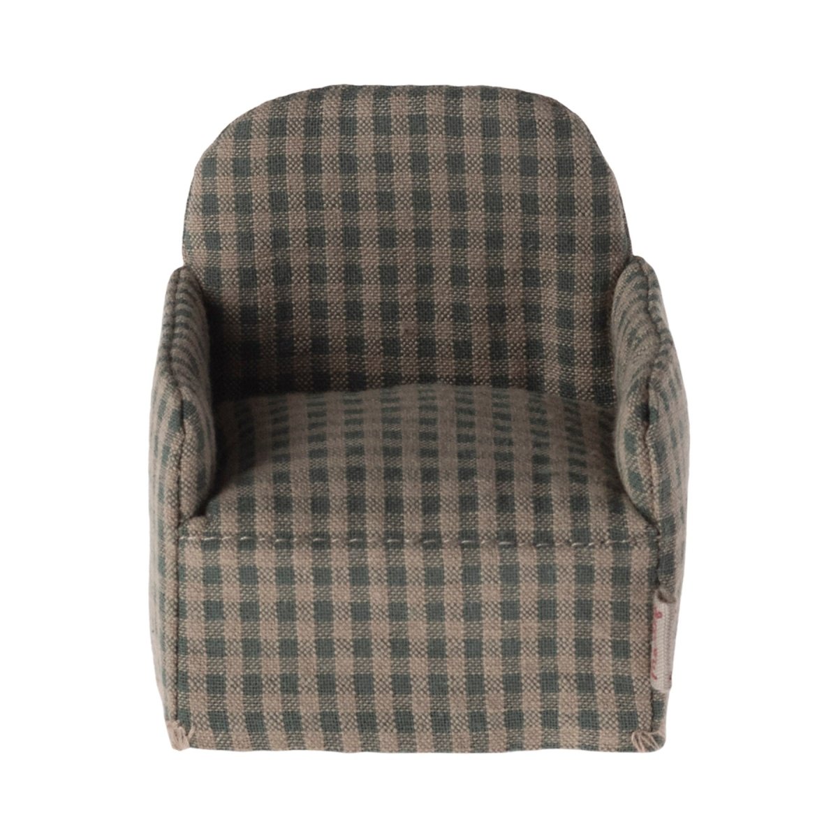 Maileg Mouse Chair - Green Check - I Want That Present