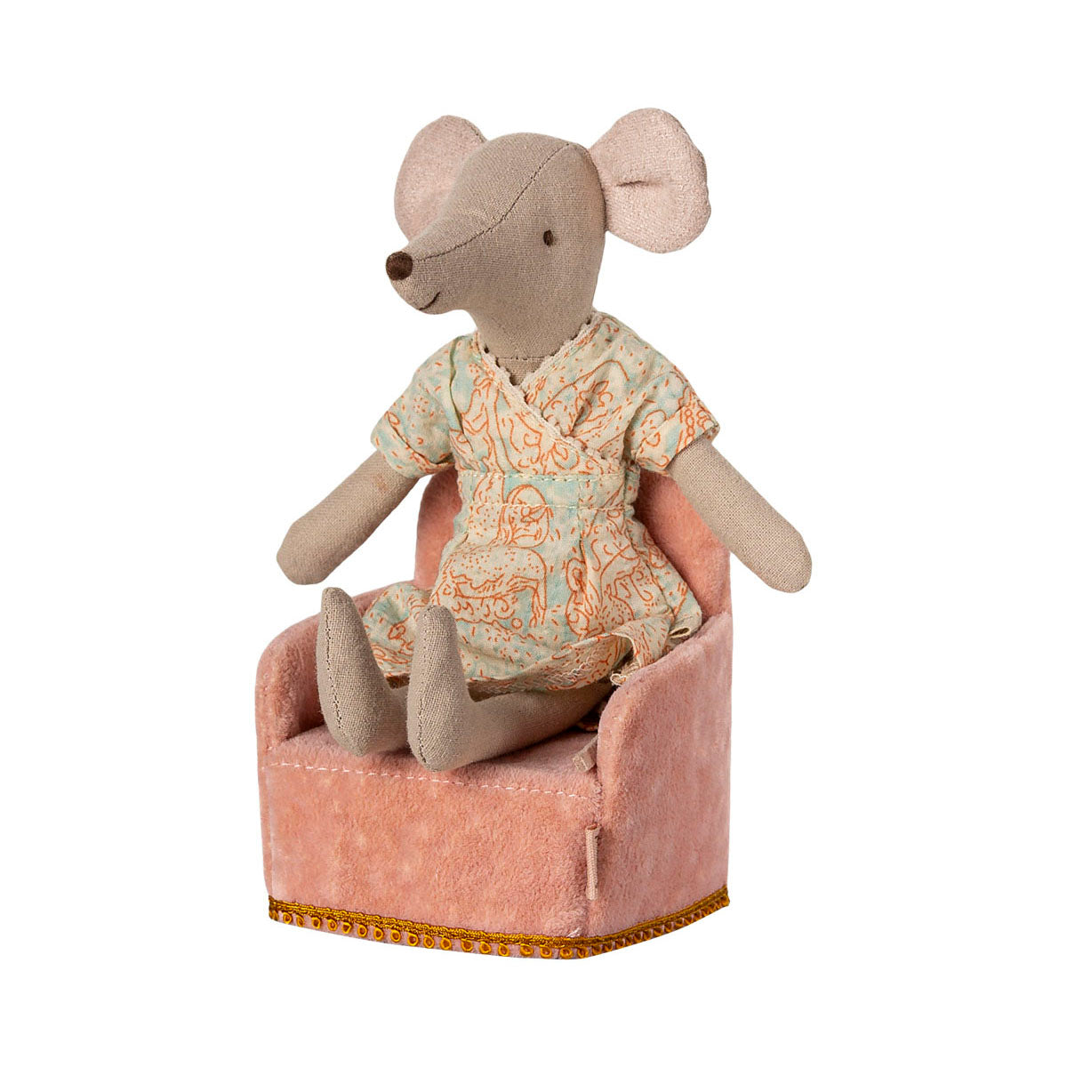 Maileg Folding Chair, Mouse - Powder