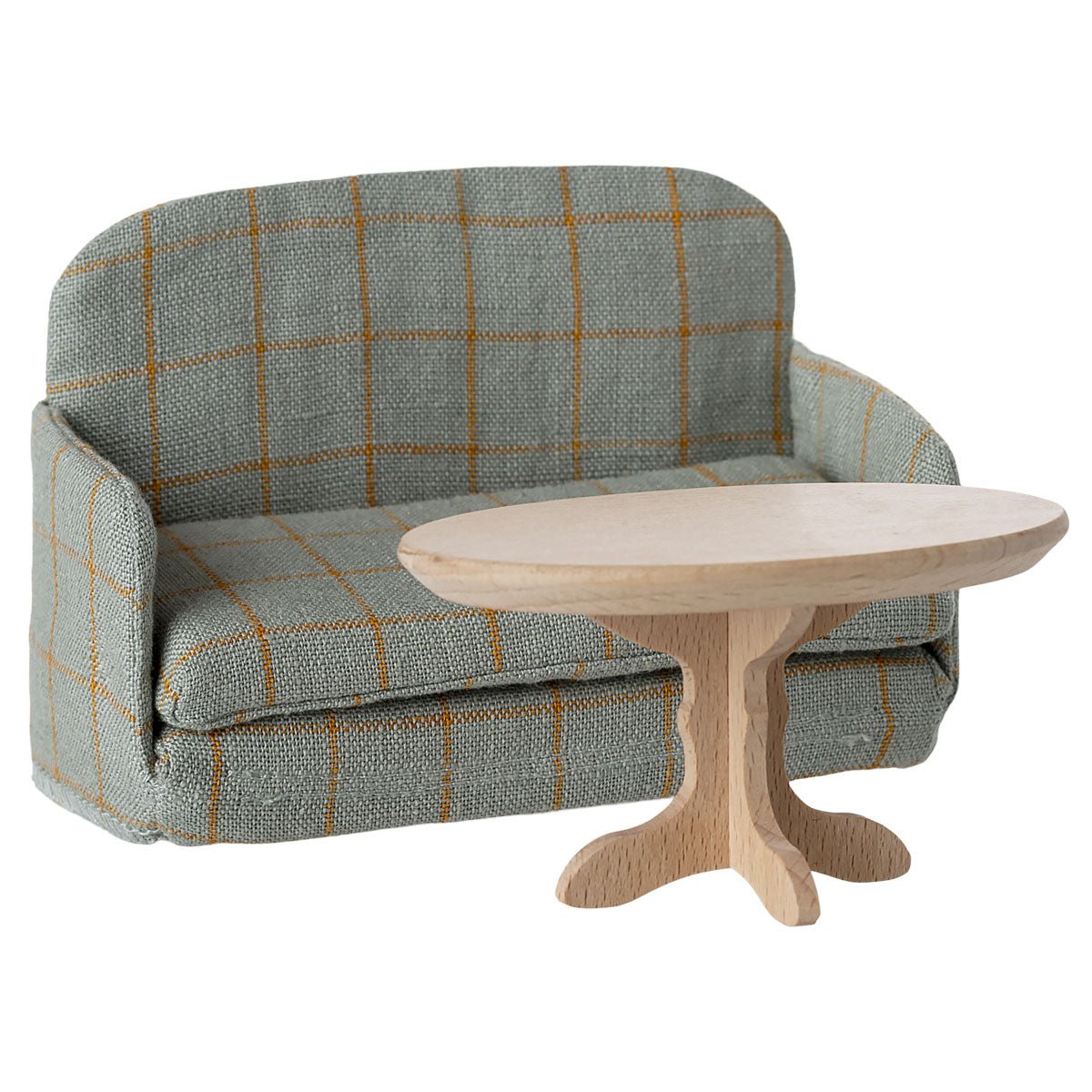 Maileg Sofa Bed - Mouse - Check - I Want That Present