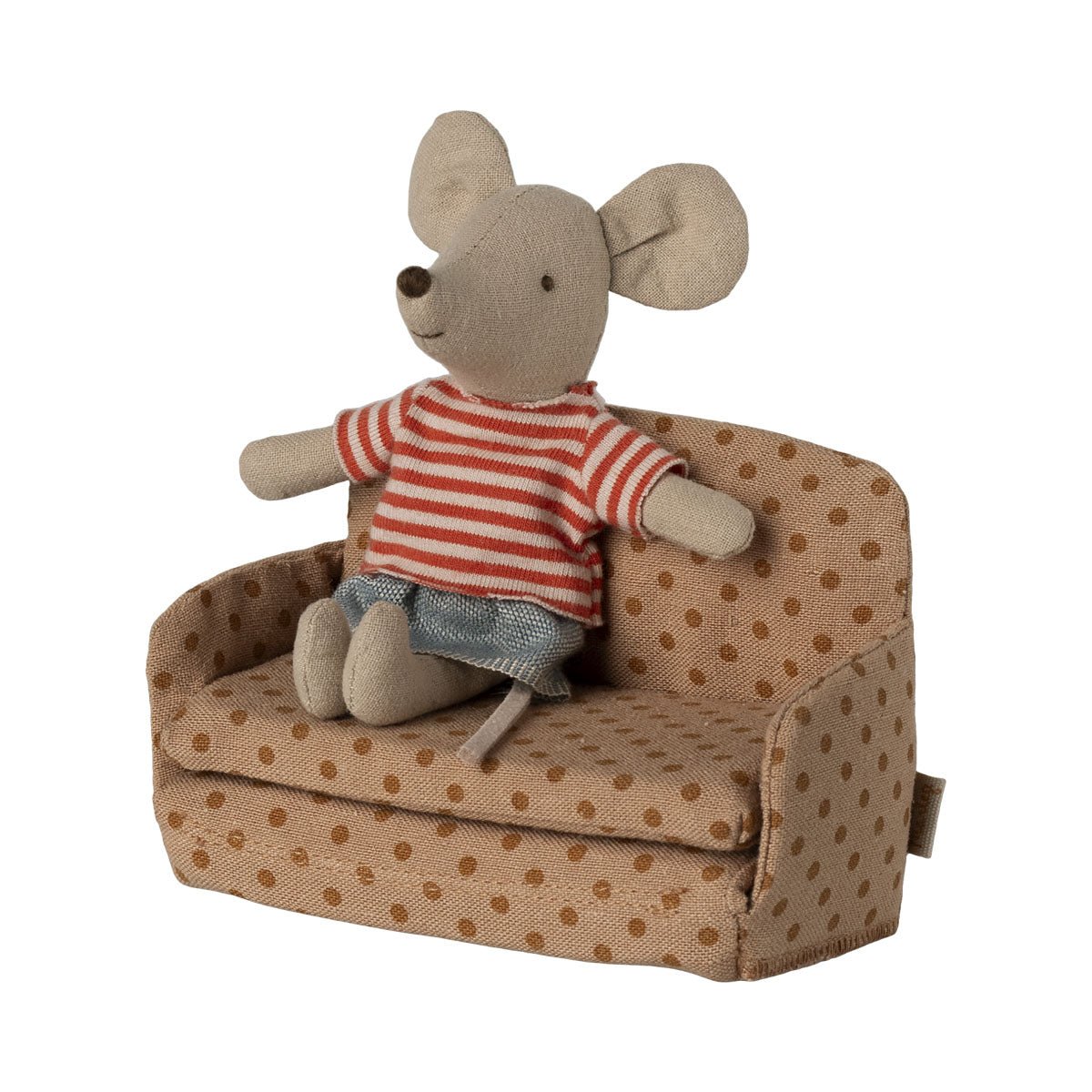 Maileg Sofa Bed - Mouse - Dots - I Want That Present