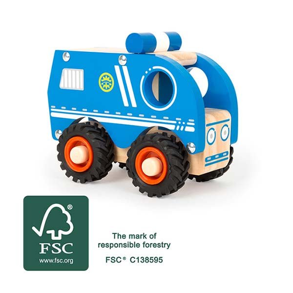 Wooden Police Car by Small Foot - I Want That Present
