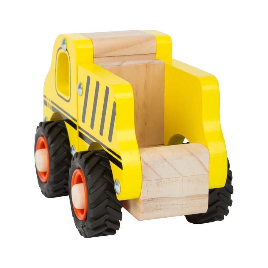 Wooden Construction Site Vehicle by Small Foot - DAMAGED BOX - I Want That Present