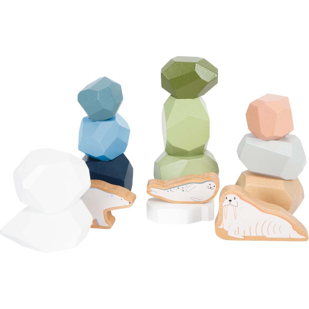 Wooden Balance Stones "Arctic" by Small Foot - I Want That Present