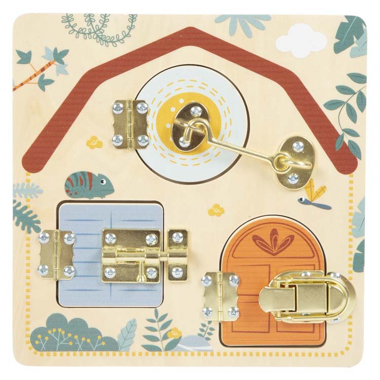 Latches and Locks Activity Safari Board by Small Foot - I Want That Present