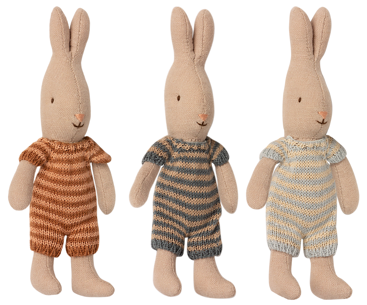 Maileg Micro Rabbit - Knitted outfit