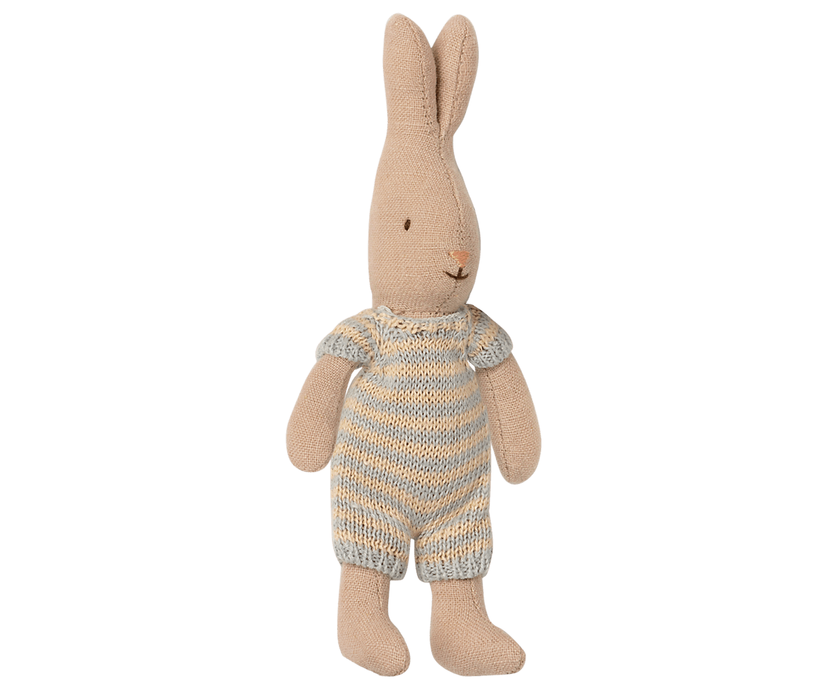 Maileg Micro Rabbit - Knitted outfit - I Want That Present
