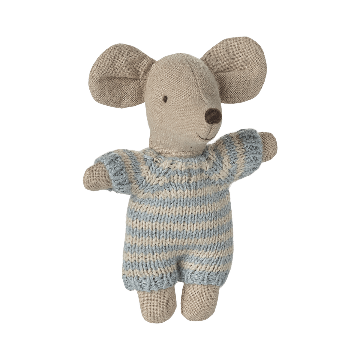 Baby Mouse in Carry Cot - Blue - I Want That Present