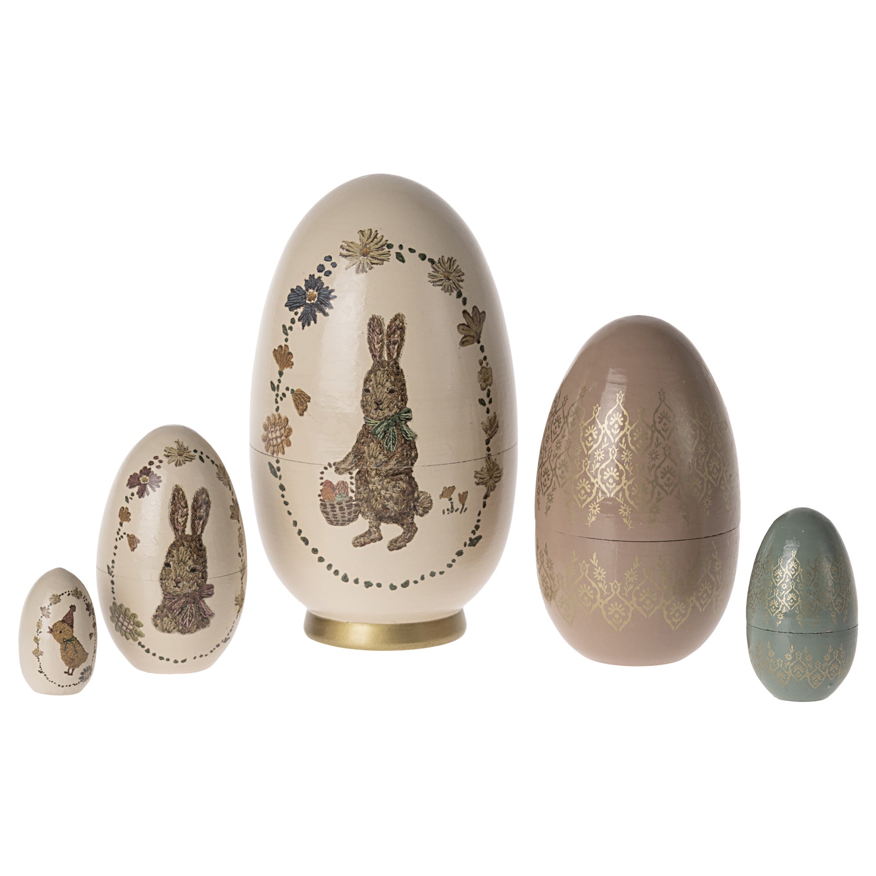 Maileg Easter Babushka Egg, 5 piece set