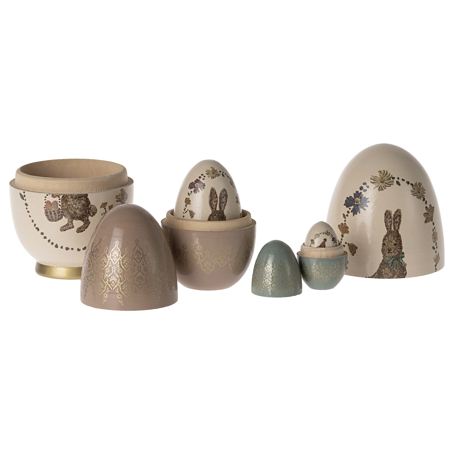 Maileg Easter Babushka Egg, 5 piece set