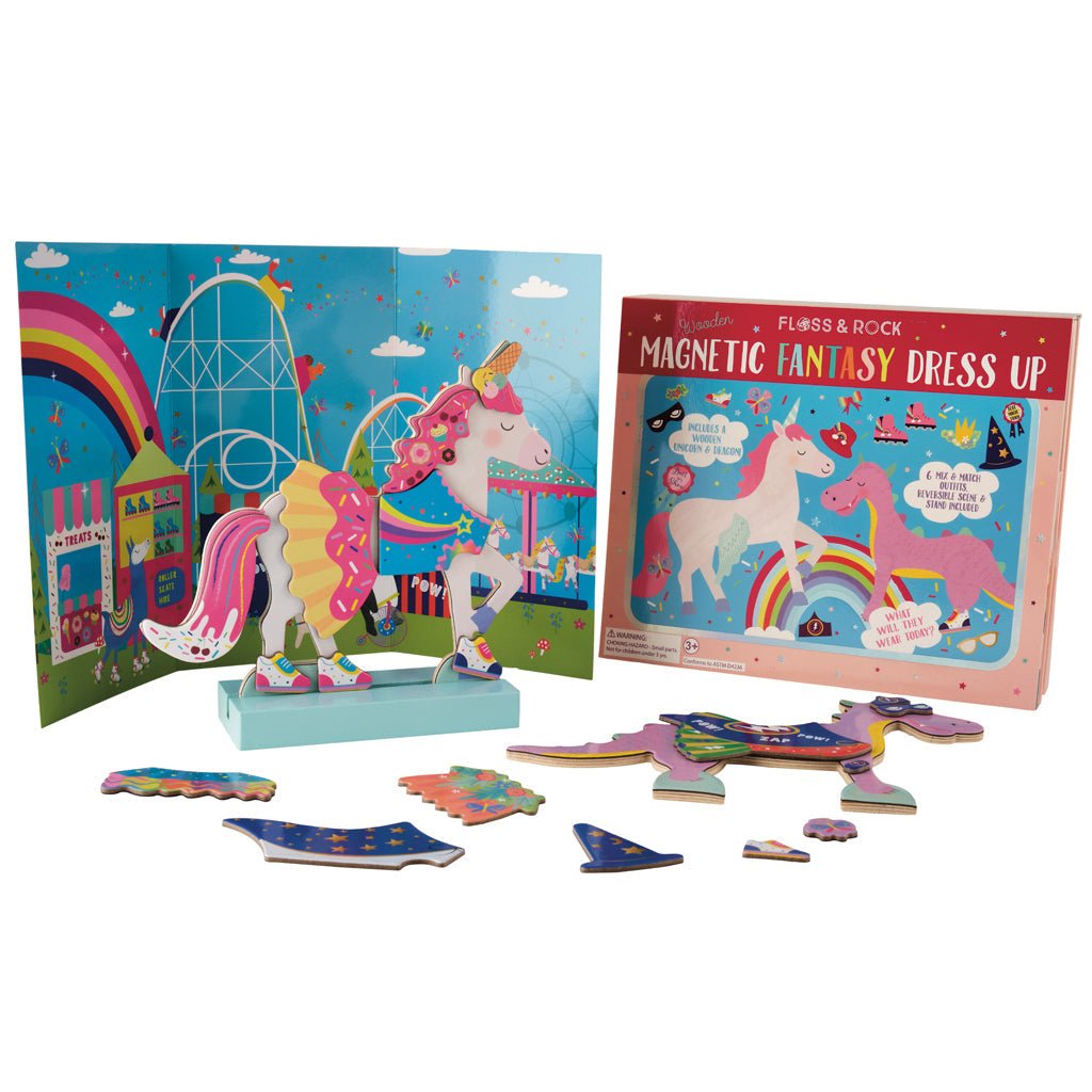 Wooden Magnetic Dress Up - Fantasy Pets - I Want That Present