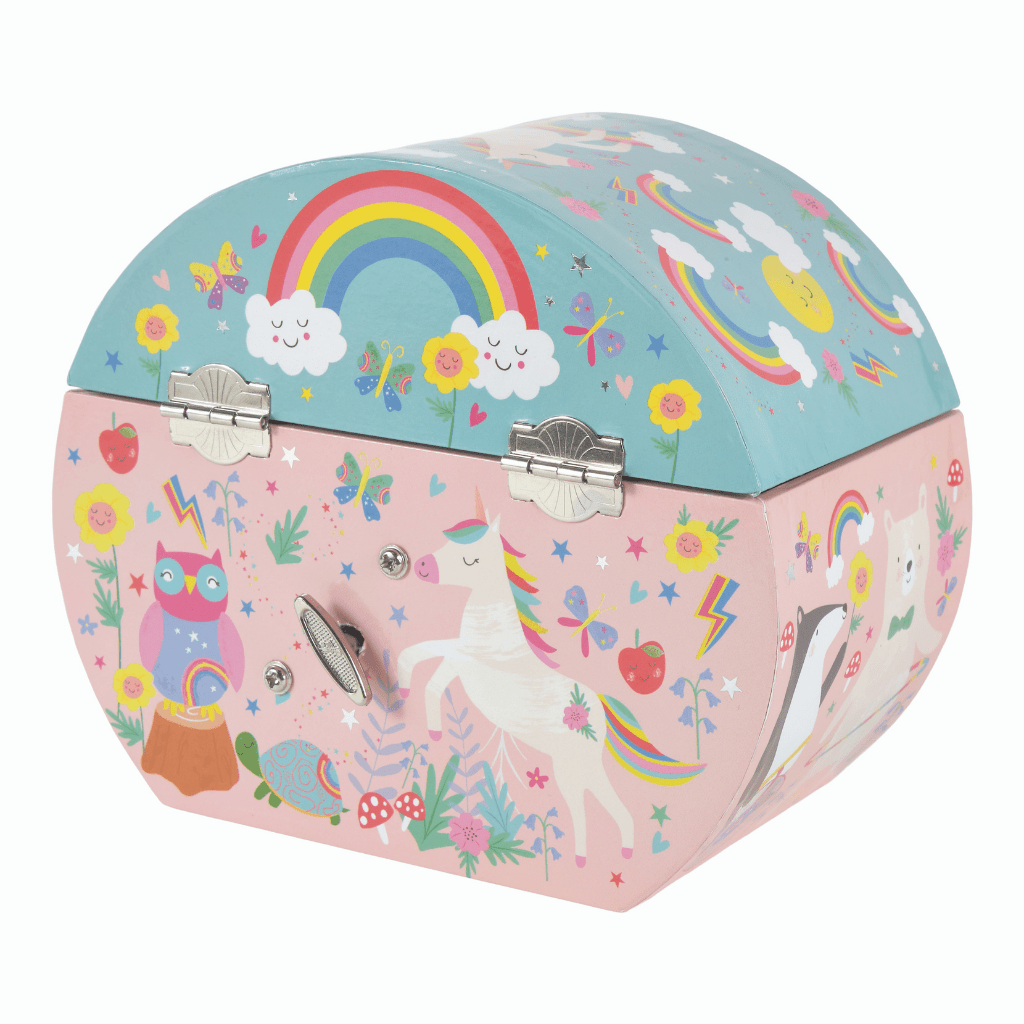 Musical Jewellery Box Oval Shape - Rainbow Fairy - I Want That Present