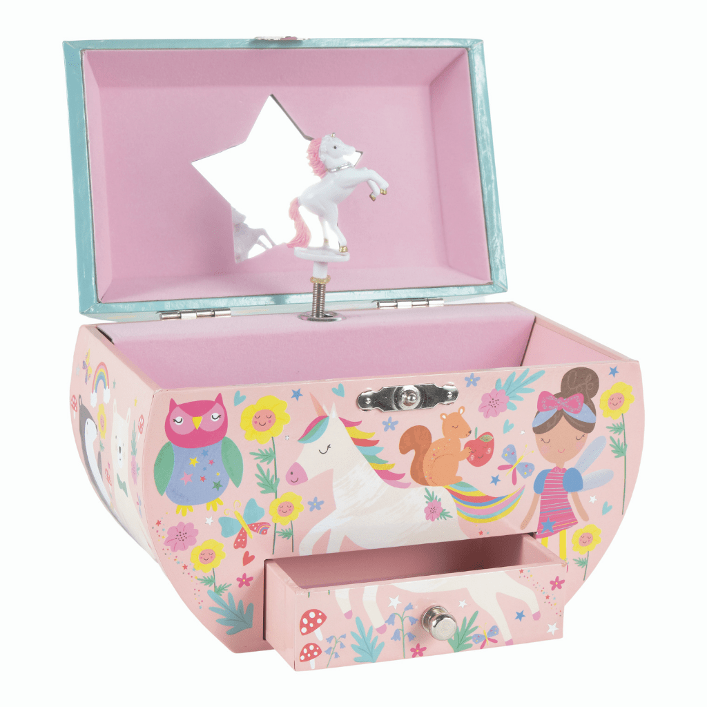 Musical Jewellery Box Oval Shape - Rainbow Fairy - I Want That Present