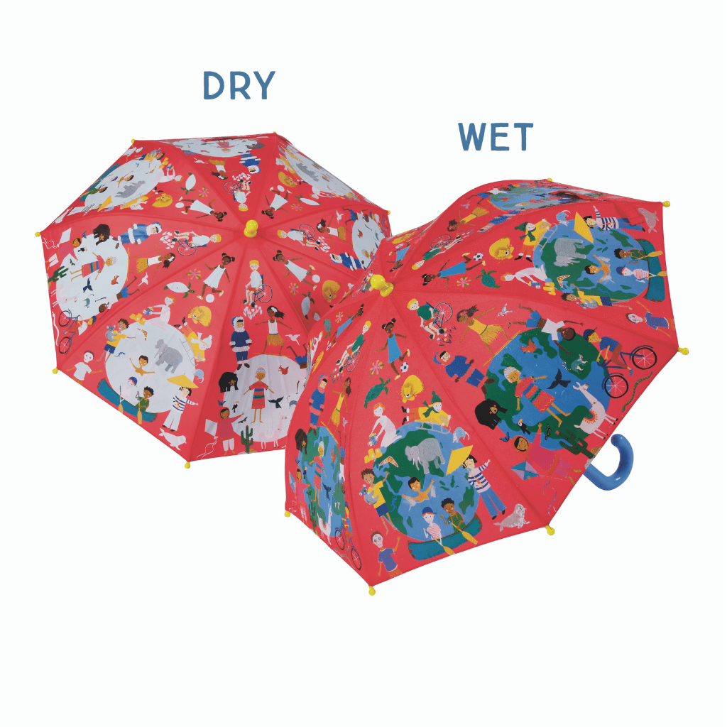 Colour Changing Umbrella - One World - I Want That Present