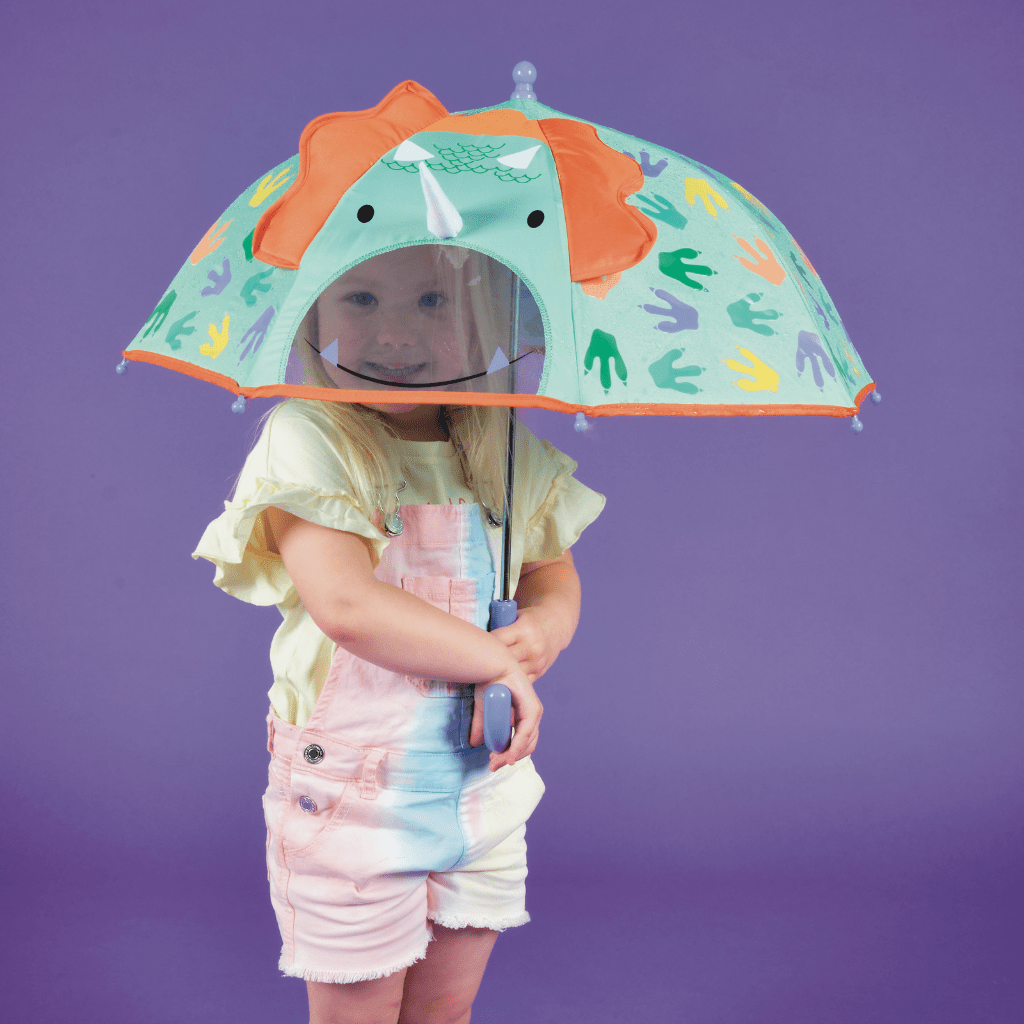 Colour Changing 3D Umbrella - Dinosaur - I Want That Present
