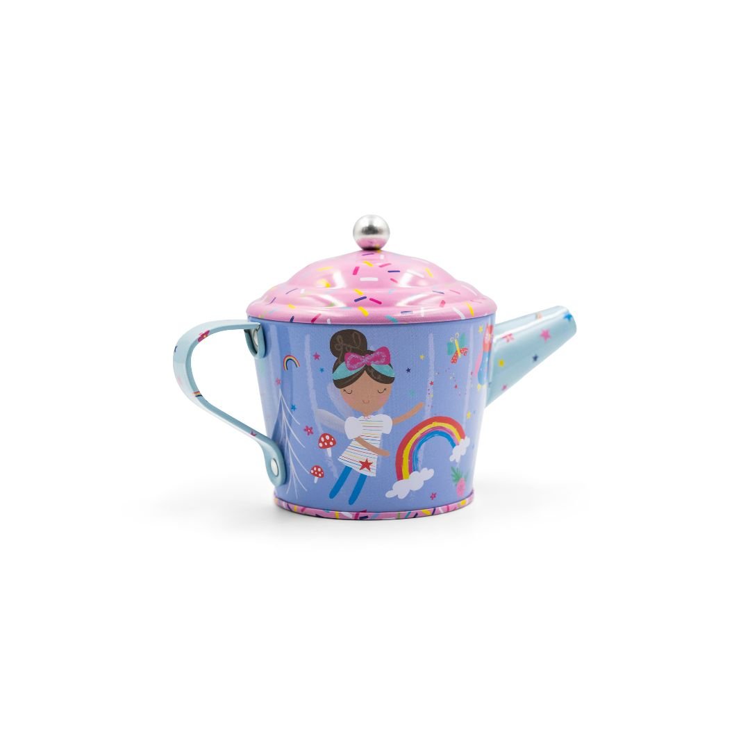 Tin Tea Set 7 Piece - Rainbow Fairy - I Want That Present