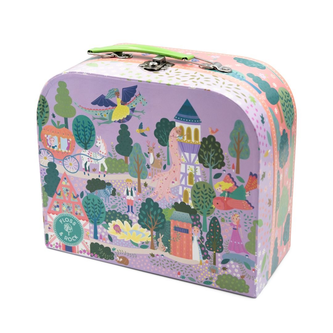 Musical Tin Tea Set 11 Piece - Fairy Tale - I Want That Present