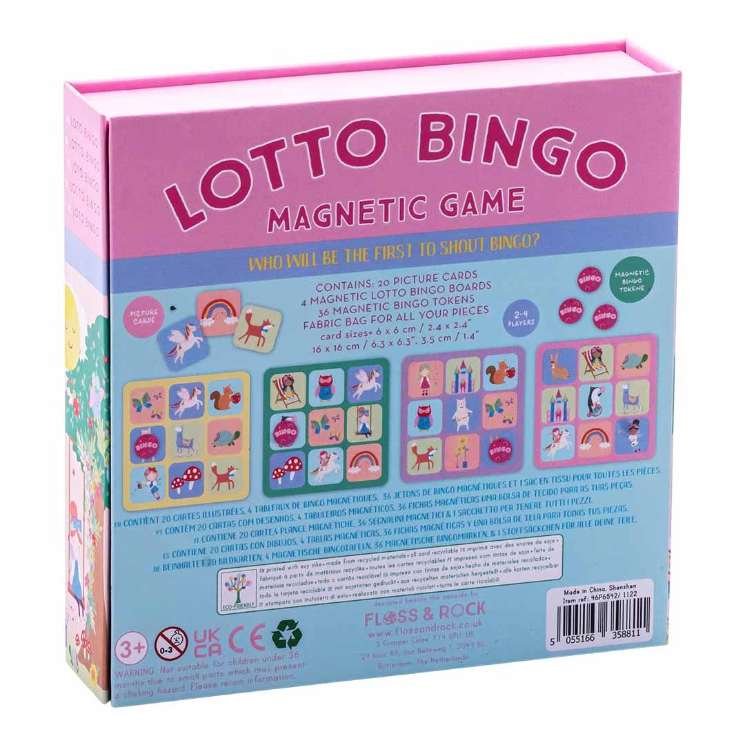 Magnetic Lotto Bingo - Rainbow Fairy - I Want That Present