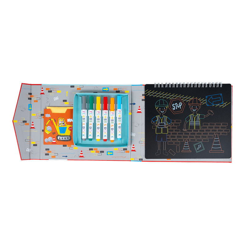 Chalk Board Sketchbook - Construction - I Want That Present