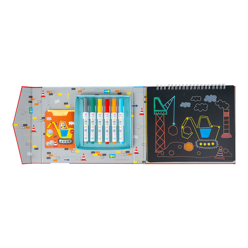 Chalk Board Sketchbook - Construction - I Want That Present