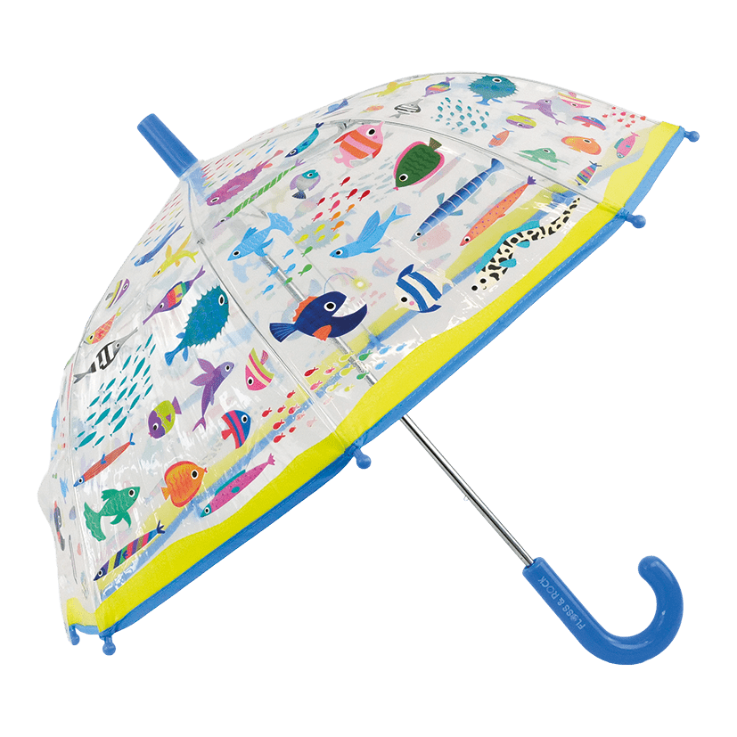 Colour Changing Umbrella - Ocean (Clear) - I Want That Present