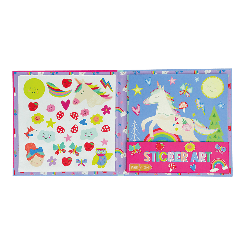 Sticker Art - Rainbow Fairy - I Want That Present