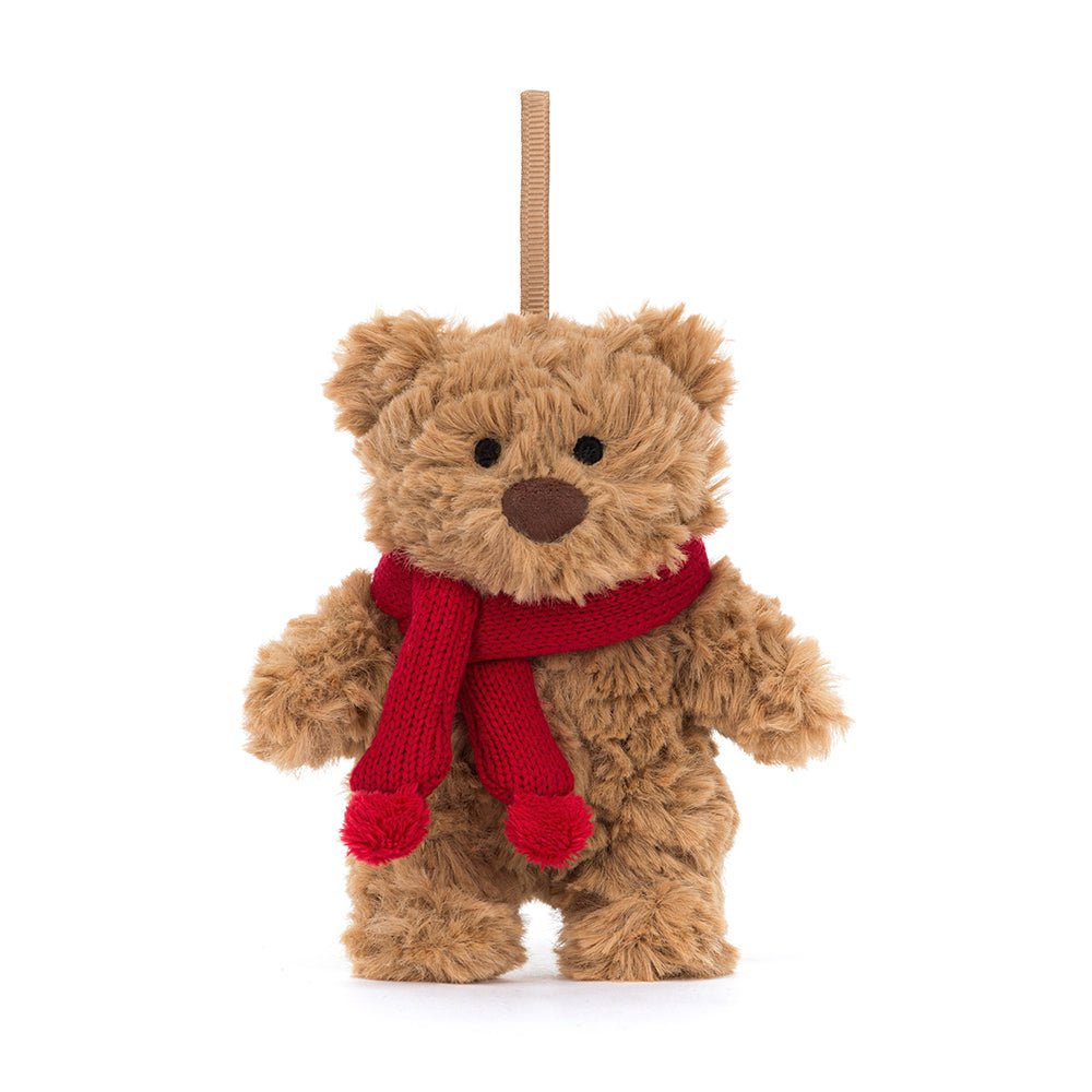 Jellycat Bartholomew Bear Decoration - I Want That Present