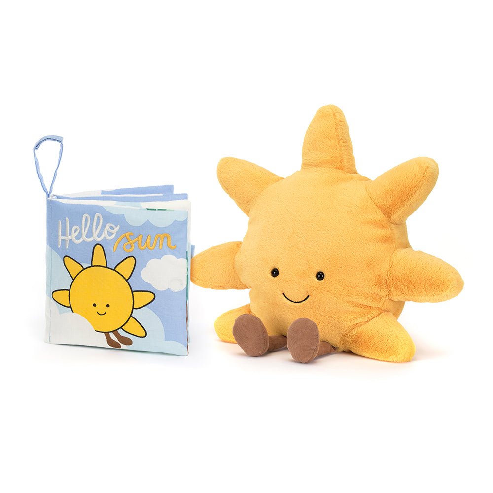 Jellycat Hello Sun Fabric Book - I Want That Present