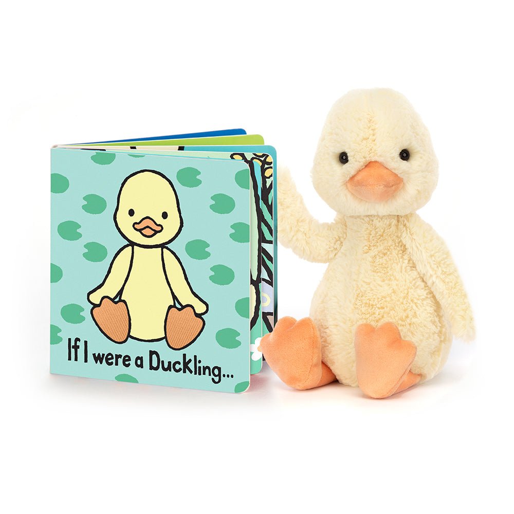 Jellycat If I Were a Duckling Board Book - I Want That Present