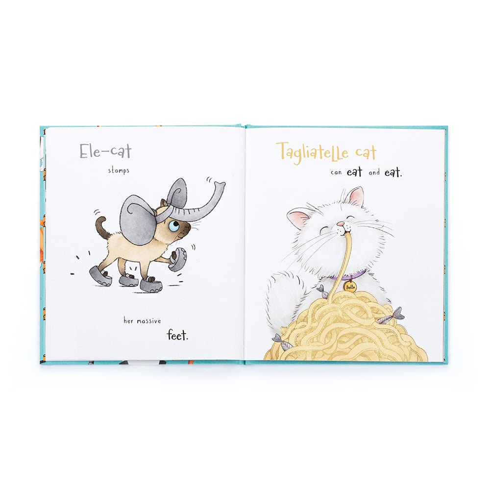 Jellycat All Kinds of Cats Book - I Want That Present