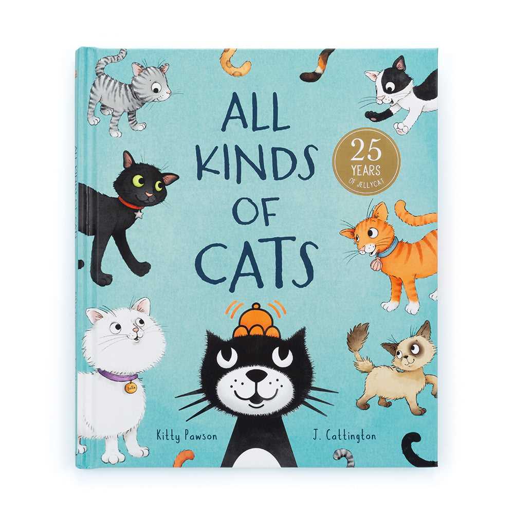 Jellycat All Kinds of Cats Book - I Want That Present