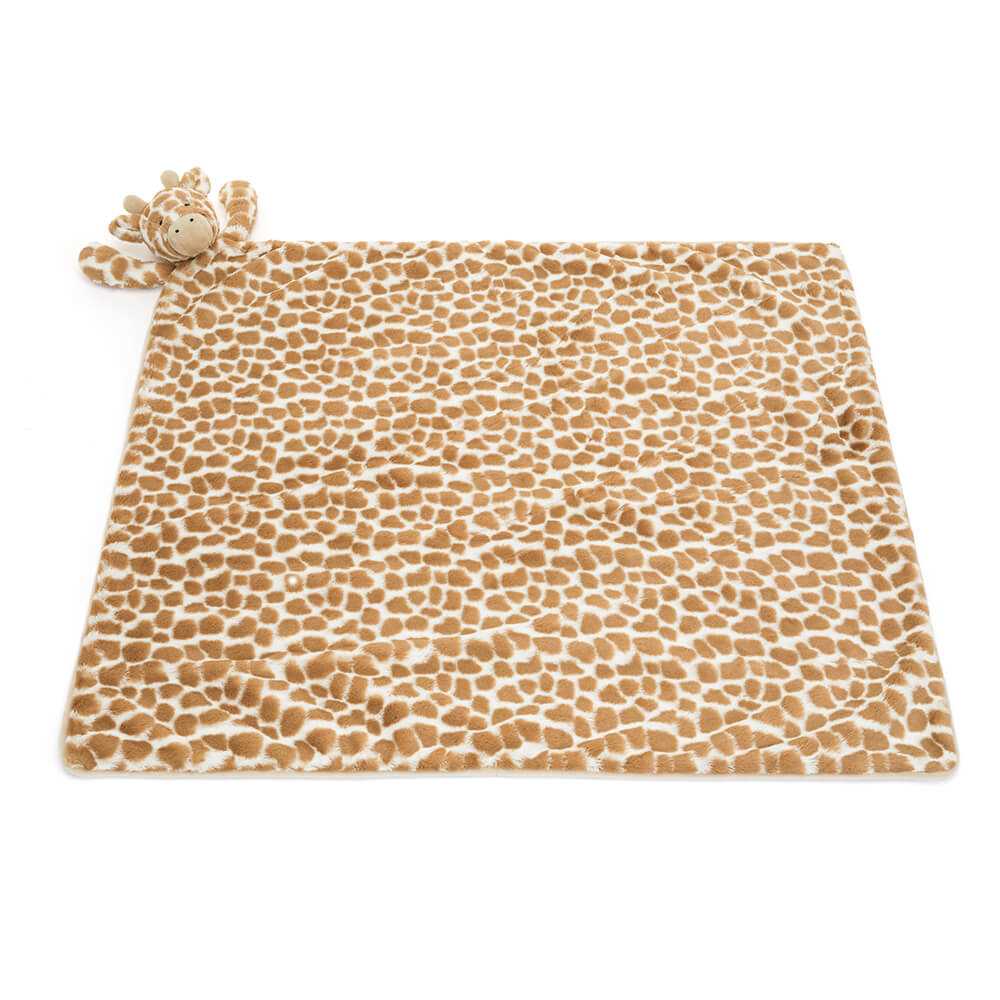 Jellycat Bashful Giraffe Blankie - I Want That Present