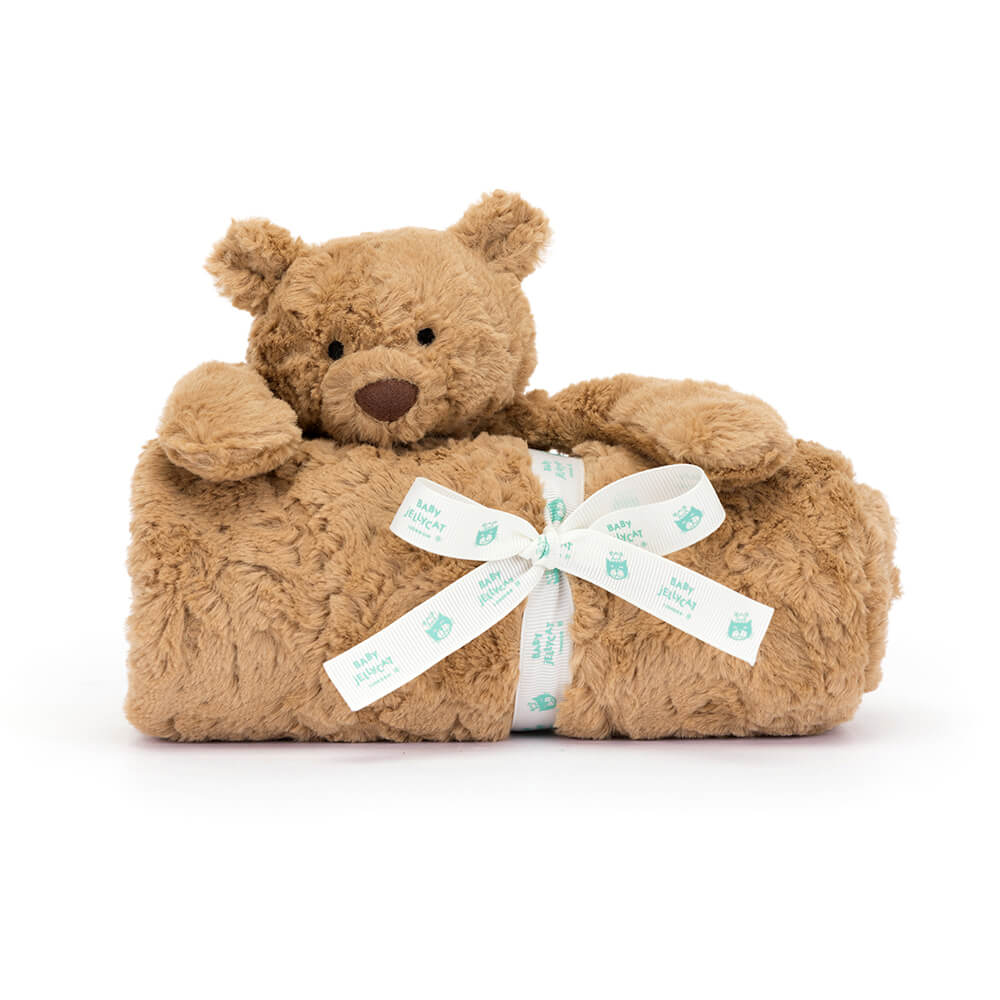 Jellycat Bartholomew Bear Blankie - I Want That Present