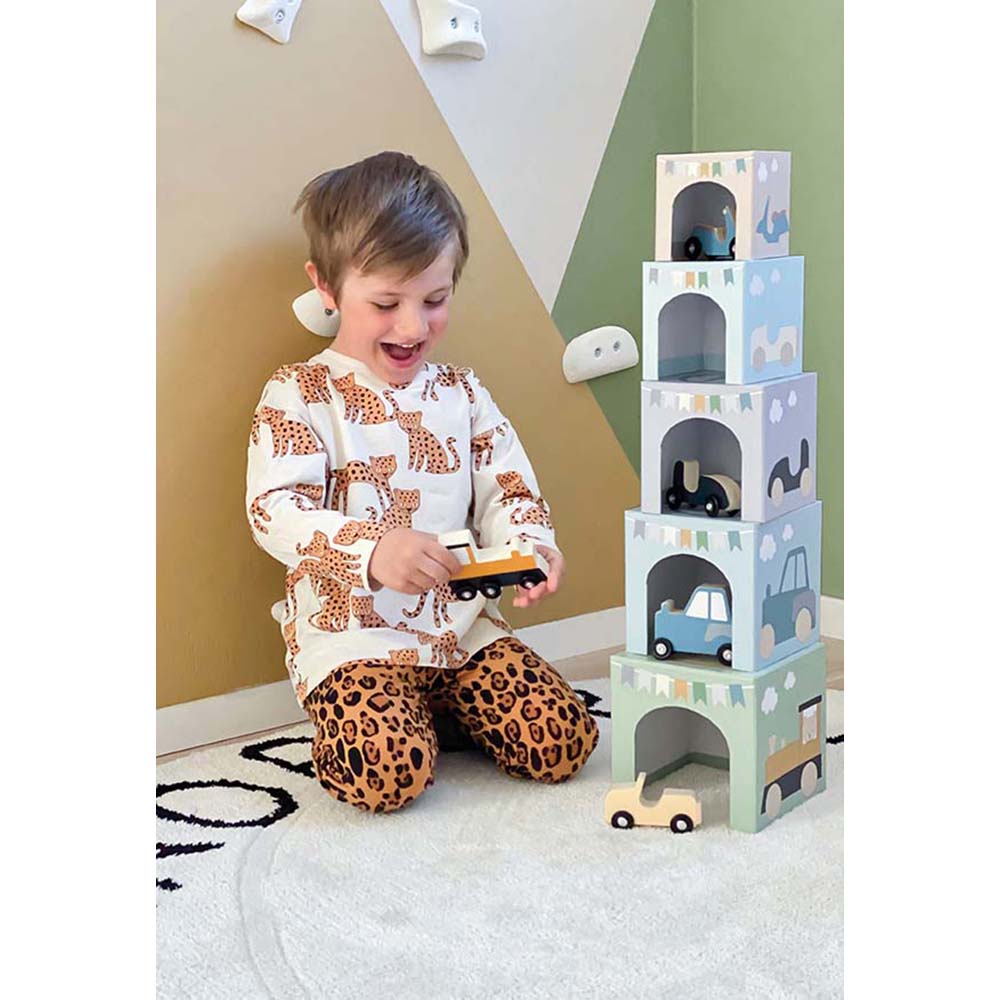 Vehicle Stacking Cubes by Jabadabado - I Want That Present