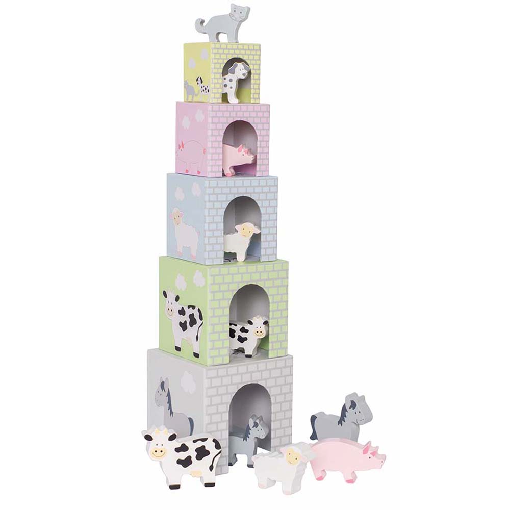 Animal Stacking Cubes by Jabadabado