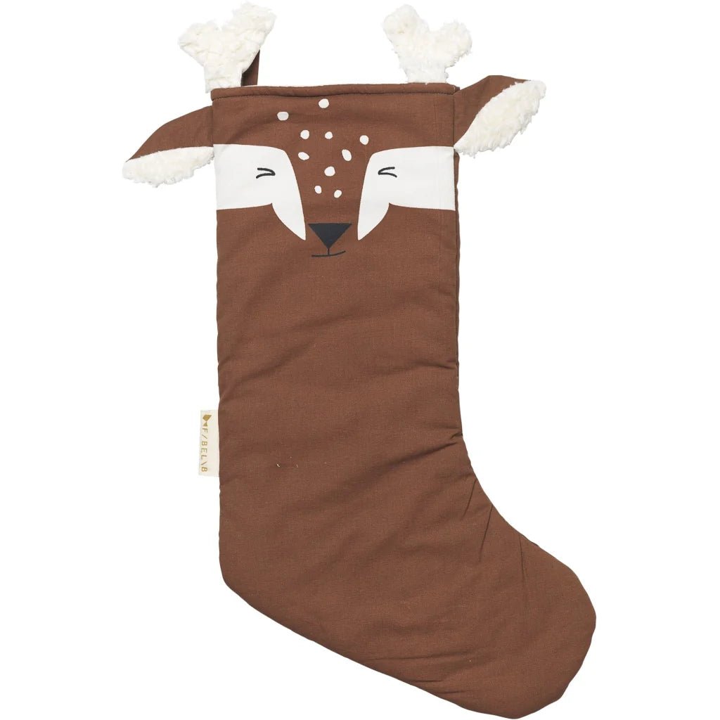 Fabelab Christmas Stocking Deer - Chestnut - I Want That Present