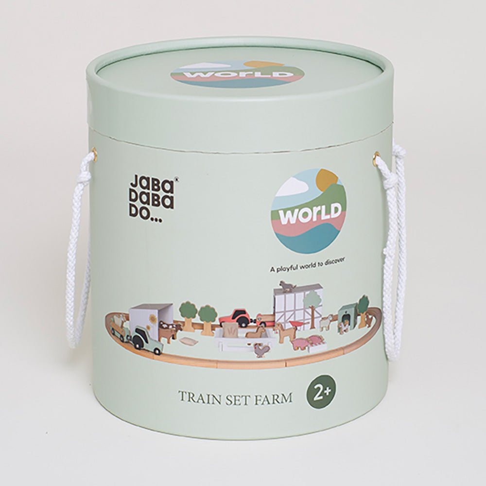Train Set Farm with Animals by Jabadabado - I Want That Present