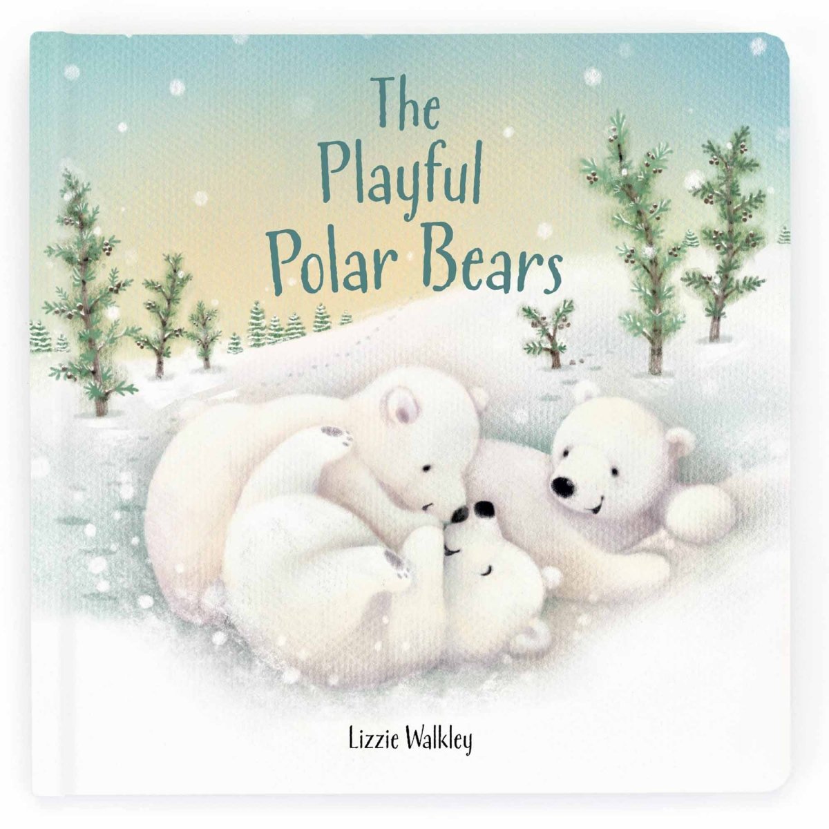 Jellycat The Playful Polar Bears Book - I Want That Present